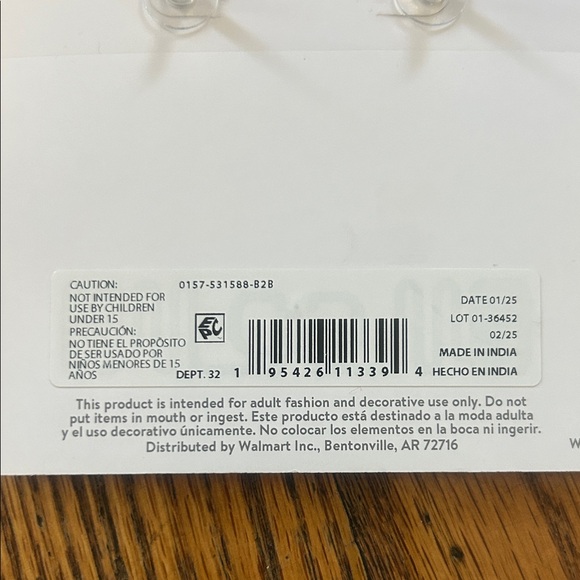 Colorful Crab Beaded Earrings - Picture 4 of 4